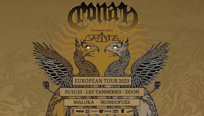 Concours Concert Partenaire, Gagne ta Place : CONAN (UK) + LORD DYING (US) à Dijon le 01/11/2023