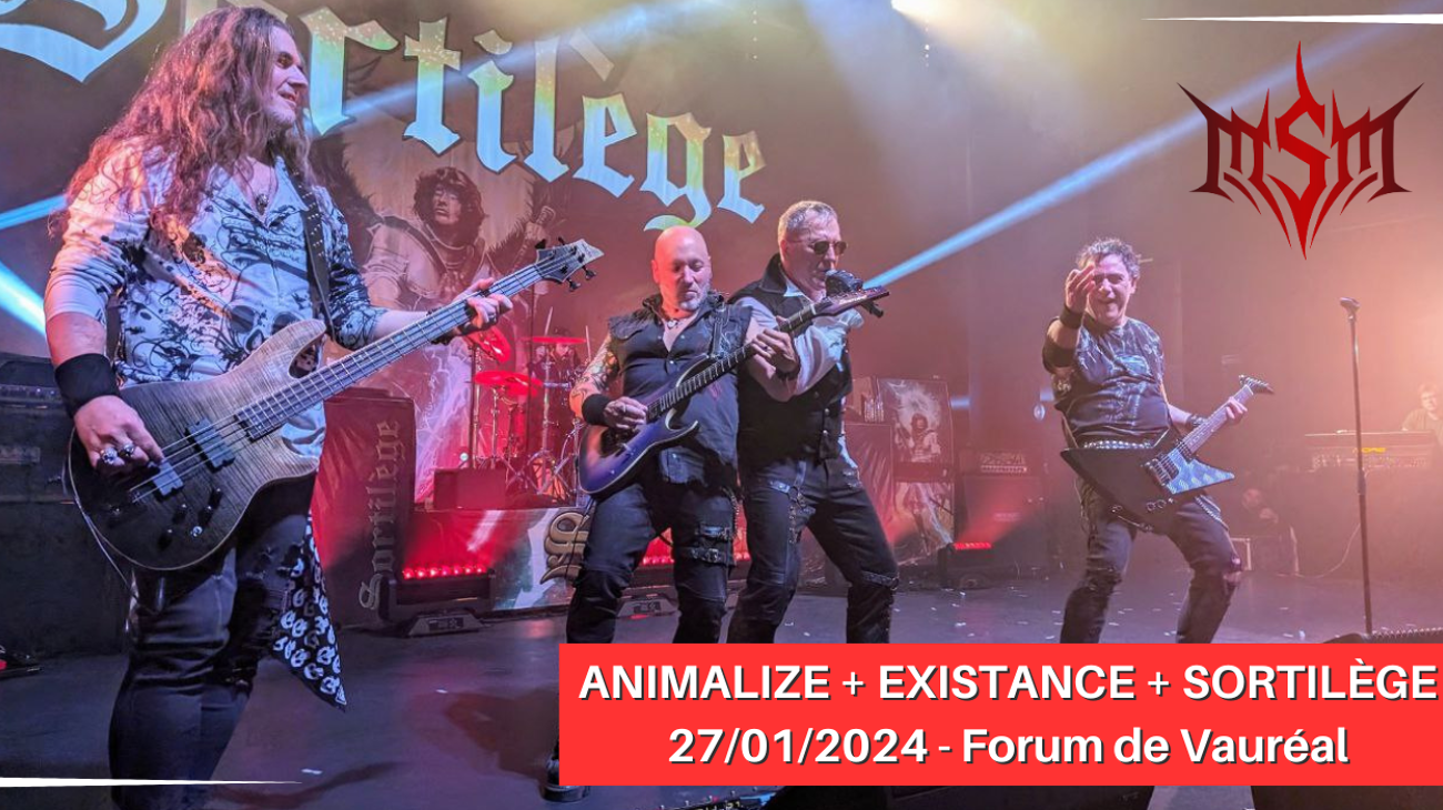 Live Report : Animalize, Existance et Sortilège - Le Forum, Vauréal, 27 janvier 2024