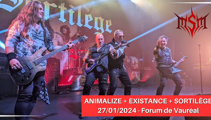 Live Report : Animalize, Existance et Sortilège - Le Forum, Vauréal, 27 janvier 2024